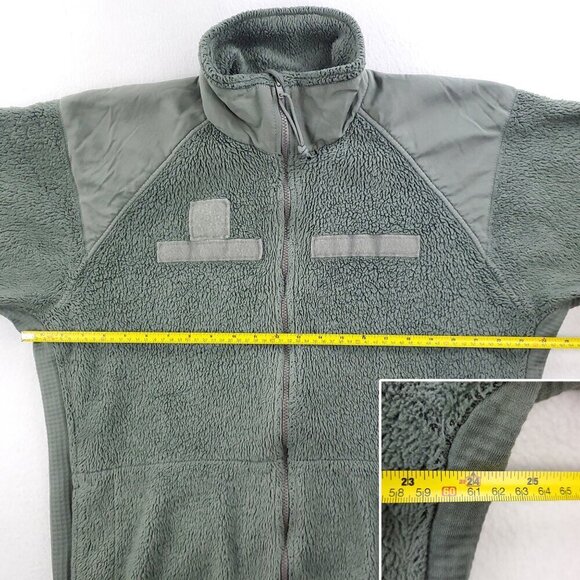 GEN III Fleece Jacket Cold Weather Full Zip Military Men's Large Long - Picture 7 of 14